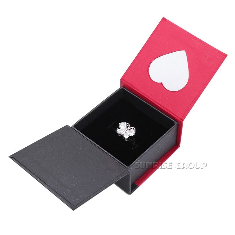 Magnetverschluss Schmuck Ring Halskette Geschenkpapier Box