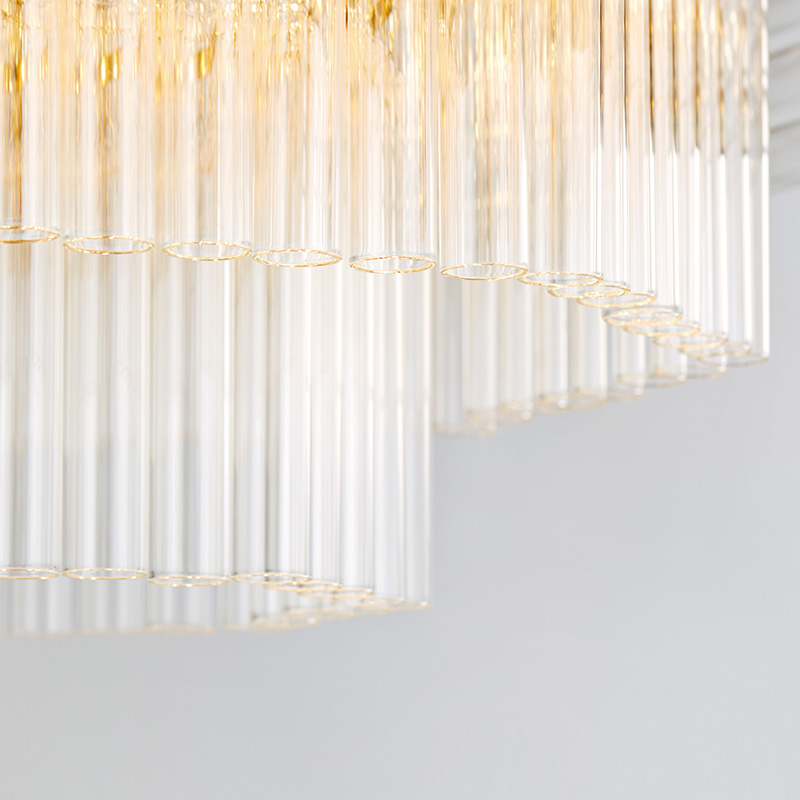 Neuer moderner Metallluxushotel-Landhaus-Glasleuchter Km2127