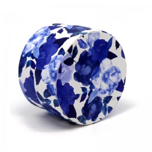 Angepasste Logo handgemachte Luxus Runde Kerze Geschenkverpackung Box