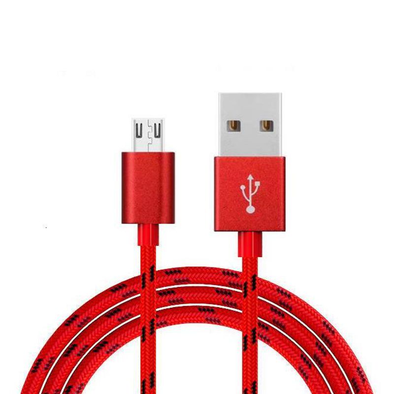 Micro zu USB Nylon Geflecht Datenkabel