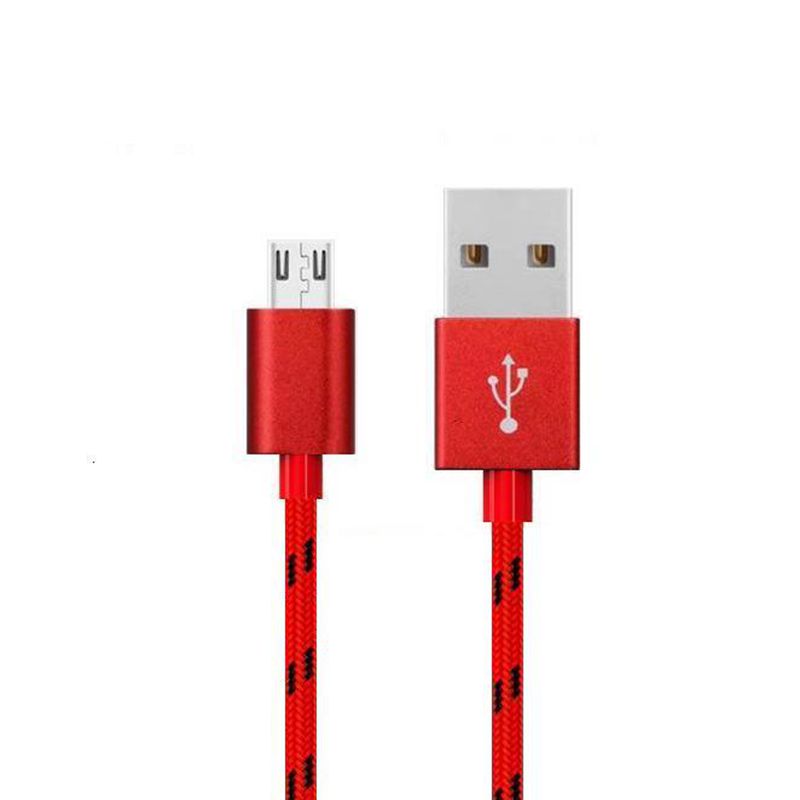 Micro zu USB Nylon Geflecht Datenkabel