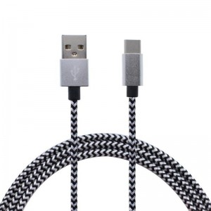 Typ C auf USB Nylon Geflochtenes Datenkabel