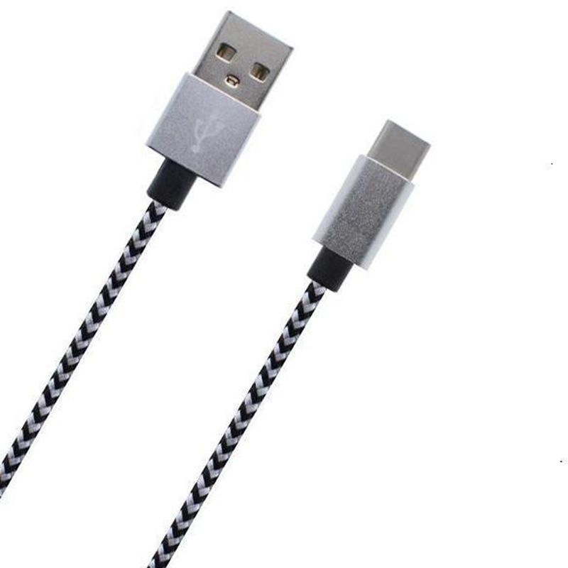 Typ C auf USB Nylon Geflochtenes Datenkabel