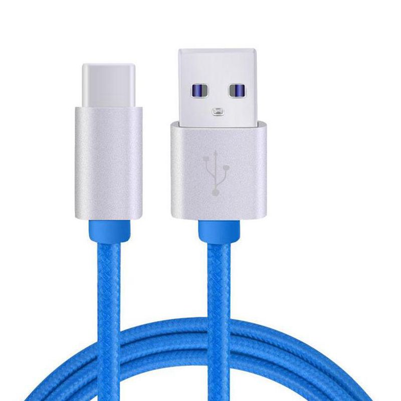 Nylon Briaded Datenkabel Typ C zu USB