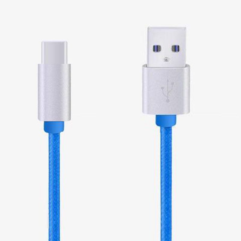 Nylon Briaded Datenkabel Typ C zu USB