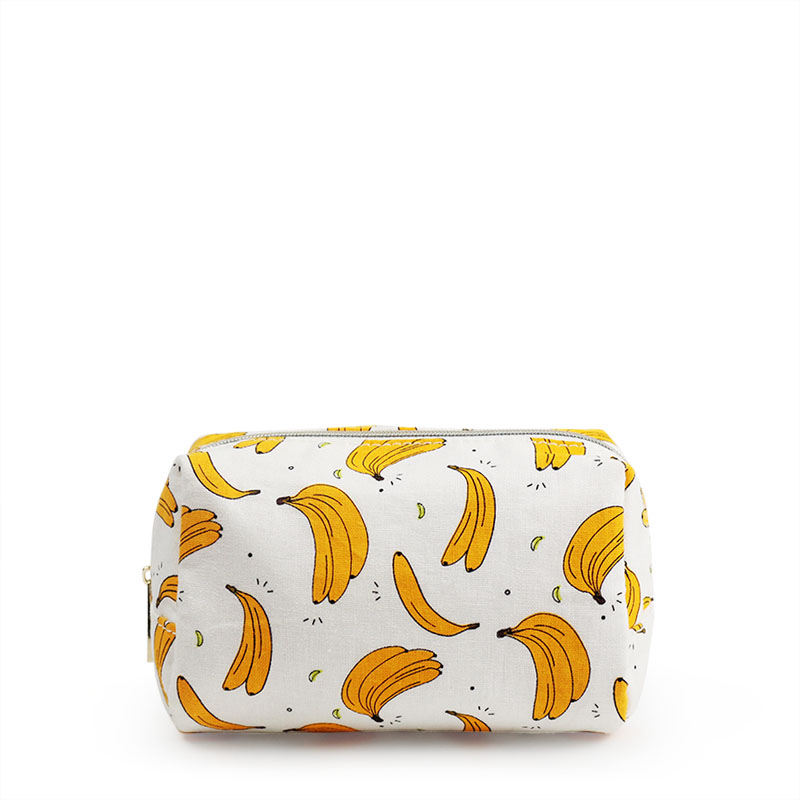 Twill 100% Bananenfaser beliebte Kosmetiktasche