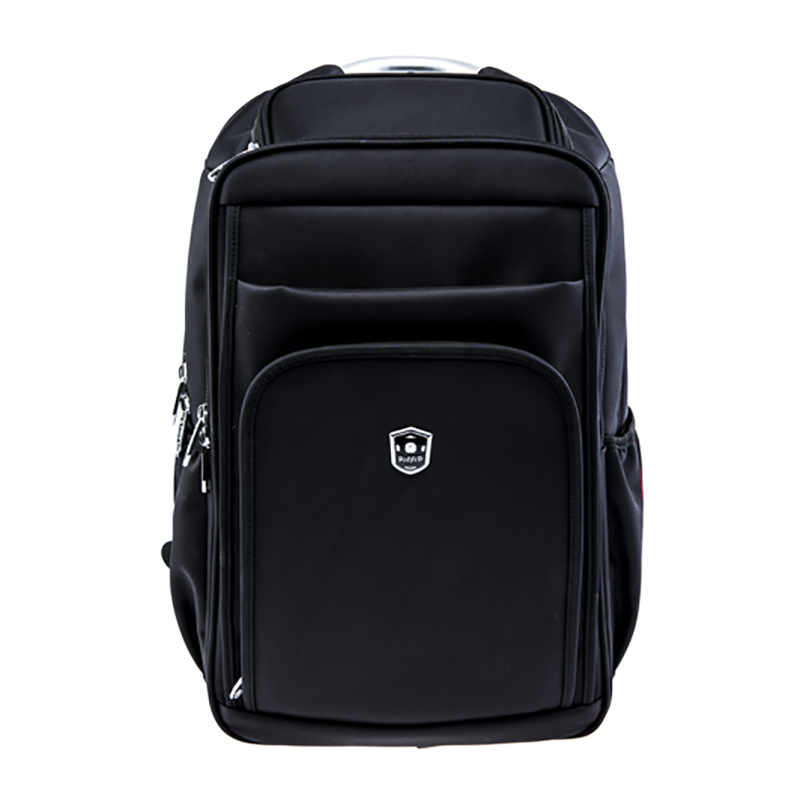 17SA-6599F Große Mehrfachtaschen Hochwertiger 15,6-Zoll-Laptop-Rucksack aus oxford Nylon mit Metallgriff