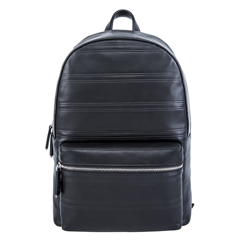 18SA-6839F 15 Jahre Fabrik Herren schwarz täglich lässig Sport Laptop Leder Rucksack