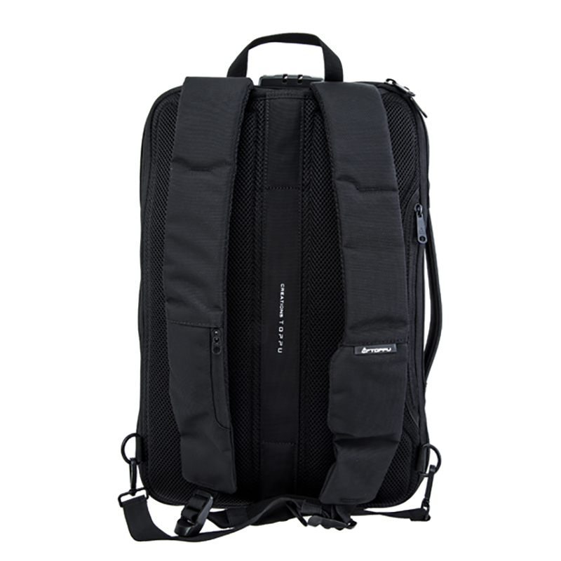 18SA-6977M wasserdichte PU mit Nylon Top-Qualität Mode schlanke Business-Tasche Diebstahl Laptop-Rucksack