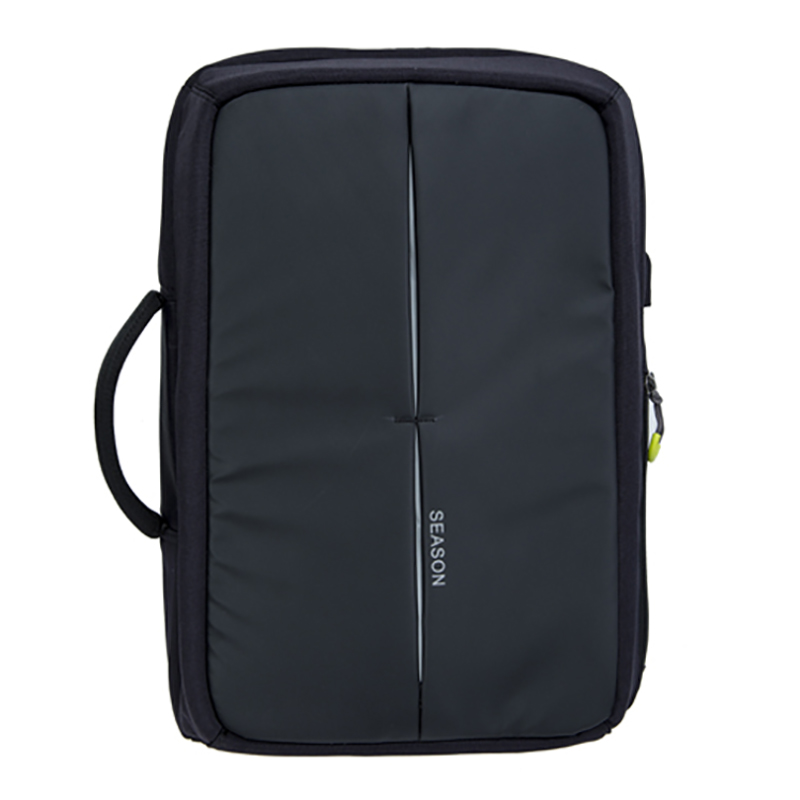 18SA-7126M kontaktieren Sie uns für kostenlose Gutscheine quadratische Form Mode leichte multifunktionale Aktentasche USB Laptop Rucksack