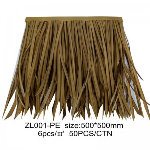 PVC / PE / PA künstliche synthetische Thatches Tiki Bar Strohdachziegel Kunststoff Imitationen Strohdach simuliert Stroh