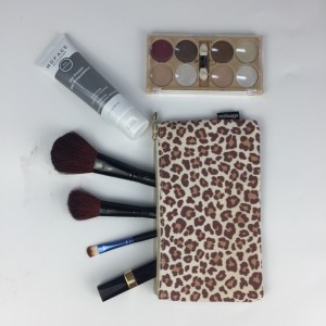 Kosmetiktasche mit Reißverschluss aus recyceltem Fasion