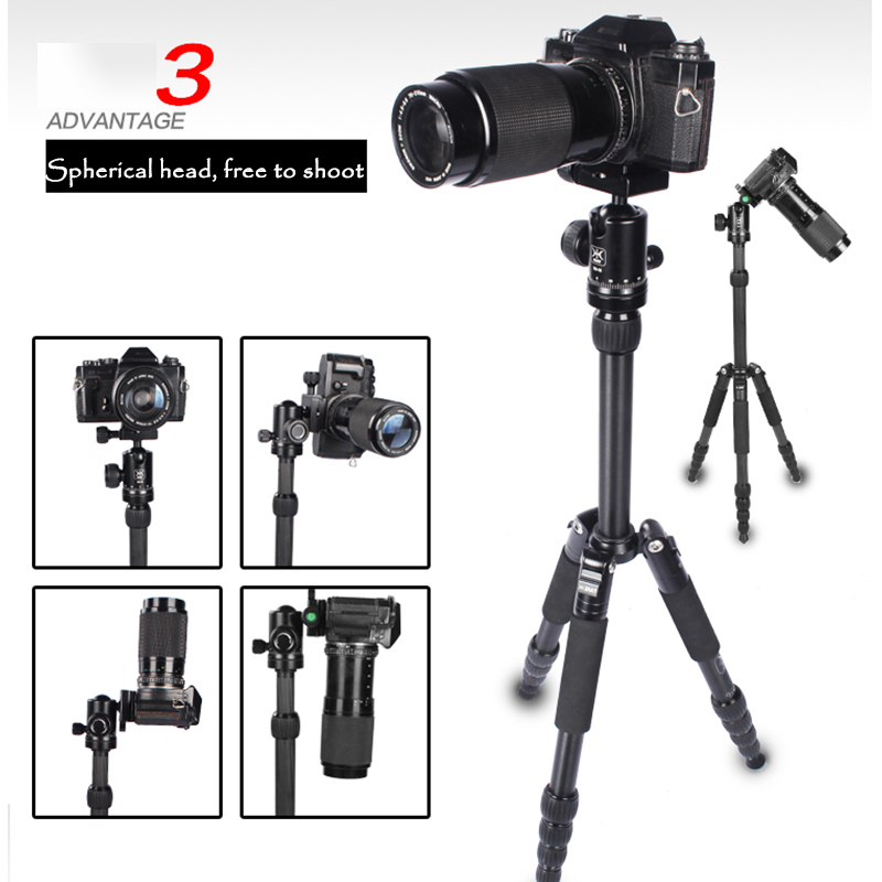 DIat AM225A + KH10 Professionelles Videokamerastativ für den Außenbereich Leichtes Aluminium-Magnesiumlegierungs-Kamerastativ