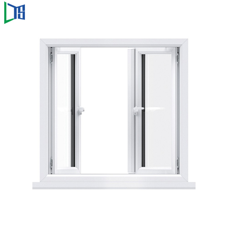 Aluminium-Drehfenster mit Low-E-Doppelverglasung und Pulverbeschichtung