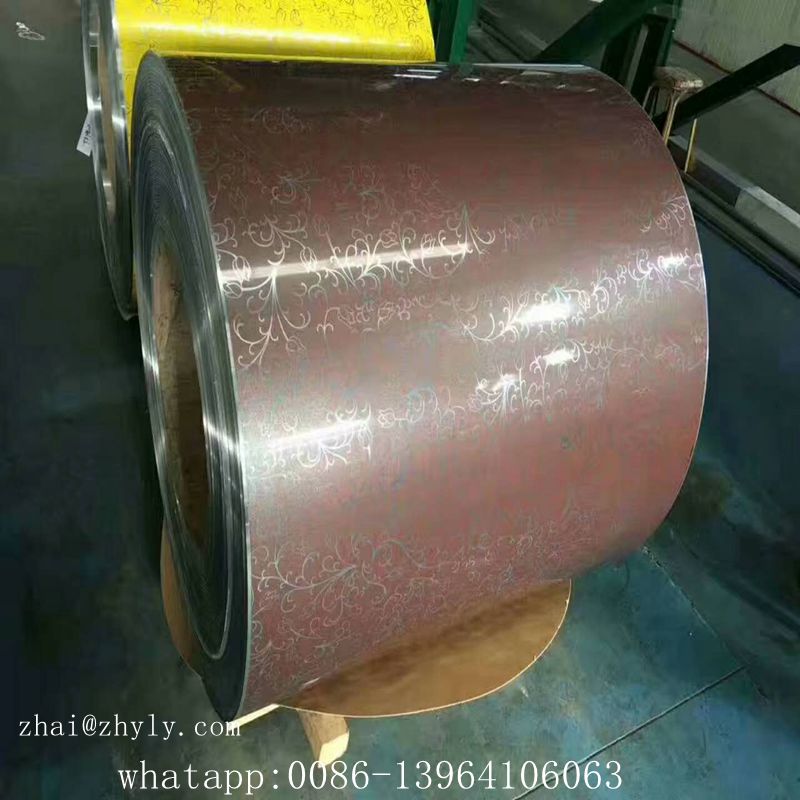 PE / PVDF-Folie lackiert, gewellt, vorlackiertes Aluminiumdachblech / Dachziegel