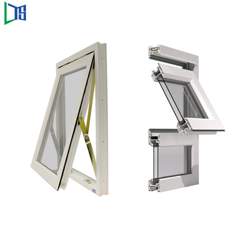 As2047 Standard Grau Weiß / Schwarz Aluminium nach außen offen Markisenfenster Einfach- oder Doppelverglasung