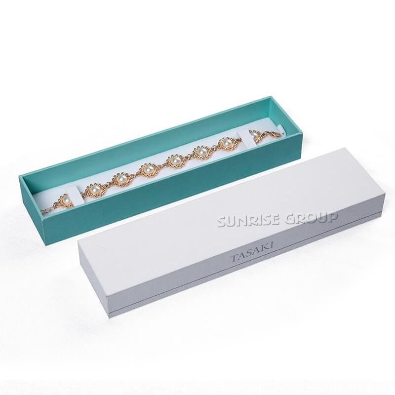 Grüne Druckring-Verpackungs-Halsketten-Schmuck-Geschenkbox