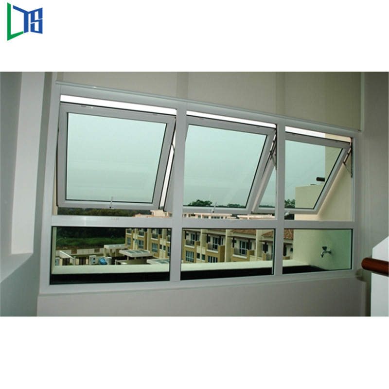 As2047 Australia Standard Exquisite doppelt verglaste Aluminium Markisenfenster mit guter Hardware Stahlgitter