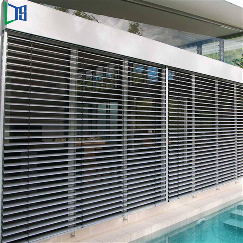 Foshan Factory Frame Runde Luxus Aluminium Louver Shutter Designs Glas Louvre Fenster