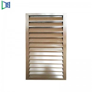 Foshan Factory Frame Runde Luxus Aluminium Louver Shutter Designs Glas Louvre Fenster