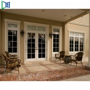 As2047 Stardard-Aluminiumflügeltür-Pendeltür-Pulverbeschichtung Fertige Doppelverglasung