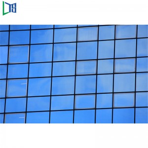 Isolierende doppelt verglaste halb sichtbare Rahmen-Aluminiumzwischenwand für Handelsklasse