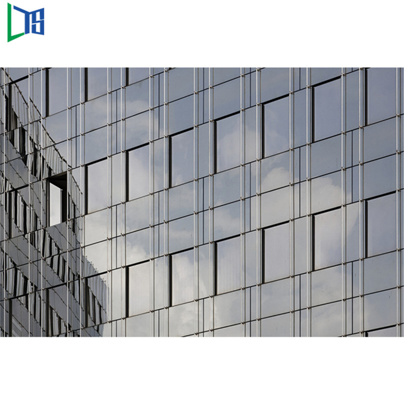 Isolierende doppelt verglaste halb sichtbare Rahmen-Aluminiumzwischenwand für Handelsklasse