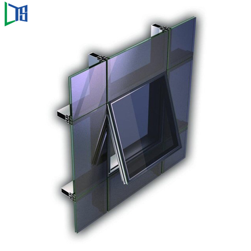 Technik-Außenhandelsbaustoff-Aluminiumprofil-Zwischenglaswand