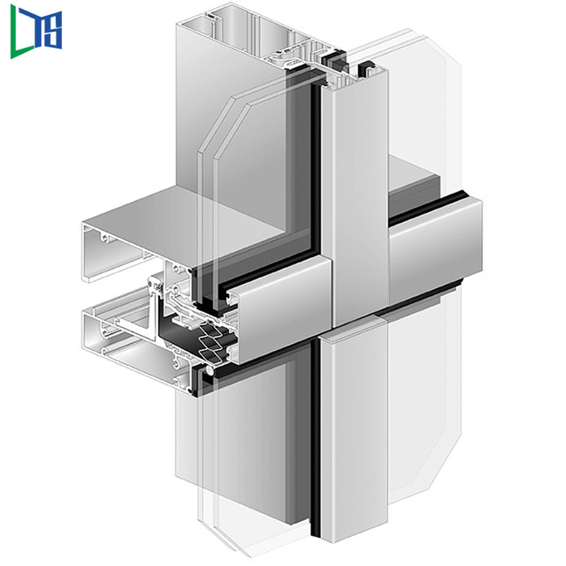 Technik-Außenhandelsbaustoff-Aluminiumprofil-Zwischenglaswand