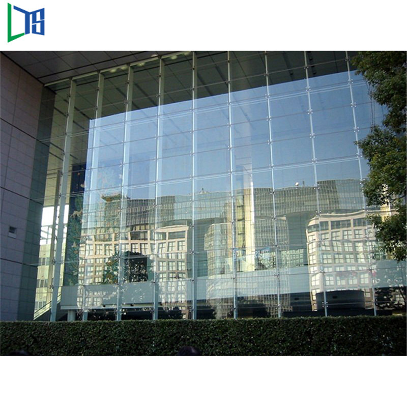Maßgeschneiderte hochwertige und einfache Installation Aluminium Glasfassade mit Doppelverglasung