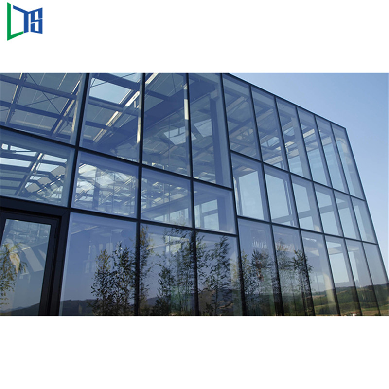 Sichtbare und unsichtbare Fassaden-Vorhangfassade LYS 150 mit doppelter Verglasung und hitzebeständigem Low-E-Glas