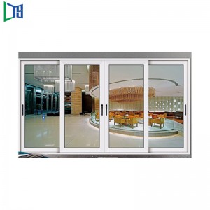 LYS 120 Hebe- und Schiebetür mit Doppelverglasung für die Luxus-Pulverbeschichtung von Wohngebäuden