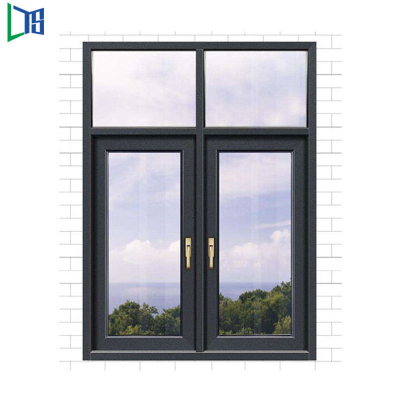 LYS 50 Flügelfenster Drehfenster Fenstertür mit Pulverbeschichtung Eloxiertes Einscheiben- oder Doppelglas