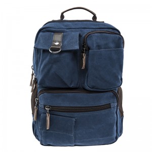 17SC-6570M Multi Farben 15 Jahre Fabrik umweltfreundlich langlebig lässig Tagesrucksack Männer schlicht Baumwolle Canvas Rucksack