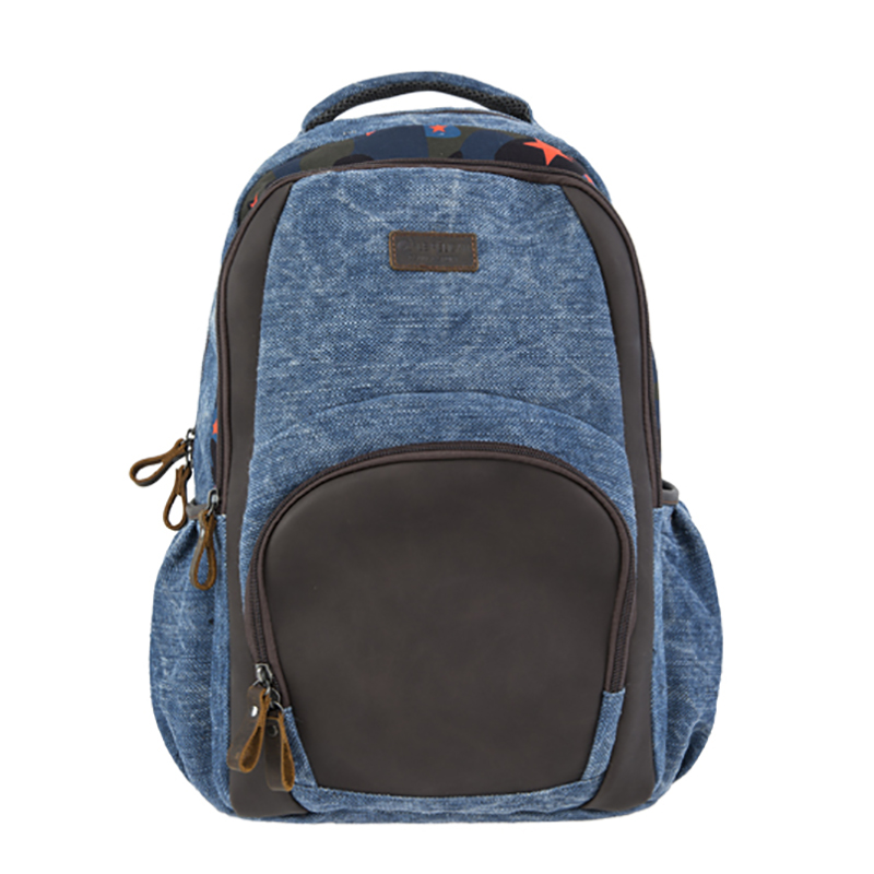 18SC-6941D schnelle Lieferung Sterne Druck Mode Student Tasche langlebig Leinwand Schulrucksack