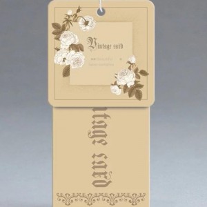 Kreative Mode Kleidung Label Hangtag nach Maß 03