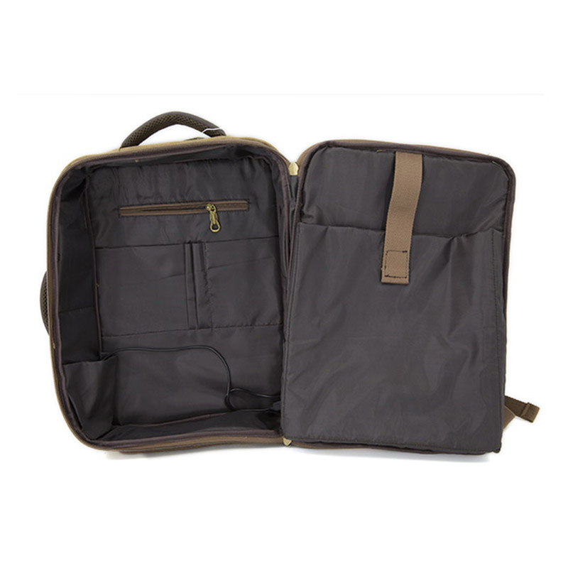 19SA-7921D heißer Produkt-Kamel-Diebstahlsicherungs-Rucksack mit USB-Ladelaptop Daypack
