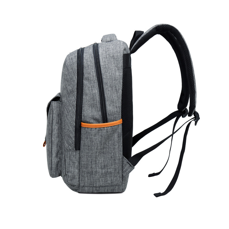 HD0823 - Aliexpress heiße Verkaufs-grauer wasserdichter Segeltuch-Rucksack-reisender Rucksack