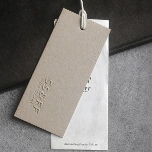 Kreative Mode Kleidung Label Hangtag Maßarbeit 11