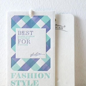 Kreative Mode Kleidung Label Hangtag Maßarbeit 11
