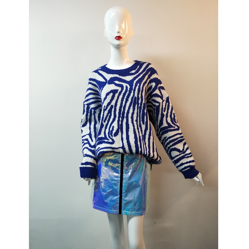 BLUE SWIRL PRINT JUMPER RLWS0011F DER DAMEN