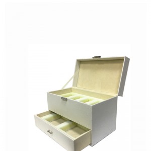 Großhandel maßgeschneiderte kleine Leder Luxus Schmuck Geschenkbox