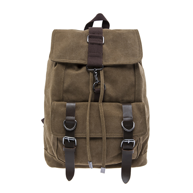 17SC-5848M Großhandel Durable Travel Canvas Rucksack Man Custom 15 