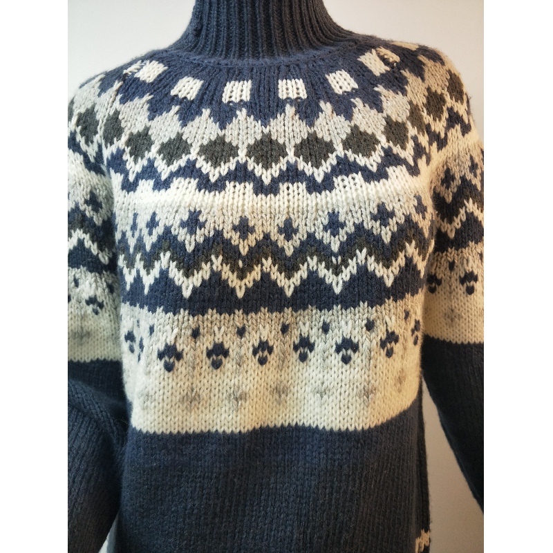 BLAUER ABIGAIL FAIRISLE MUSTER JUMPER RLWS0014F