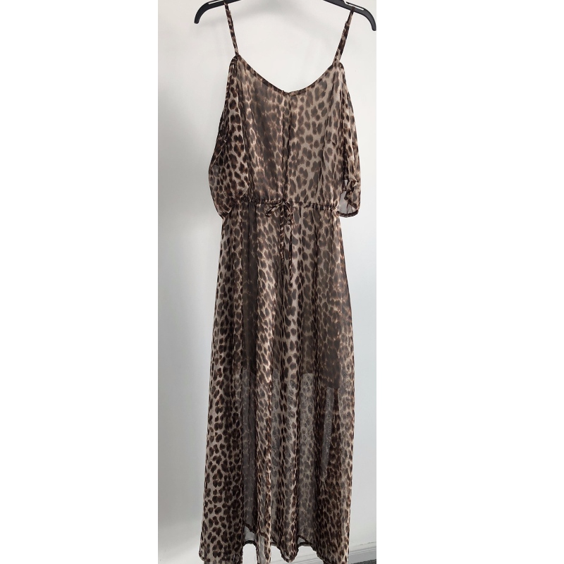 STRAPPY-KLEID MIT LEOPARDDRUCK JLWD0028