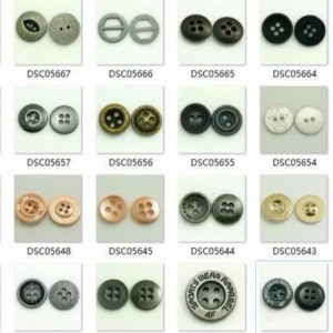 Mode 10 mm bis 19 mm Harz vier Loch Nähen Hemdknöpfe für Kleidungsstücke 2