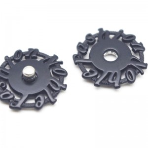 Großhandel benutzerdefinierte Mode Bekleidungszubehör Metall Snap Schmuck Knöpfe 6