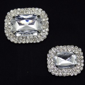 Neues design elegante weiße schmuck klar acryl strass knopf billig nähen kunststoffknopf 9