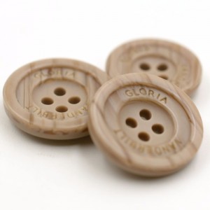 Mode-Design 2 Löcher Polyester nähen Kleidungsstück Knopfarten 14