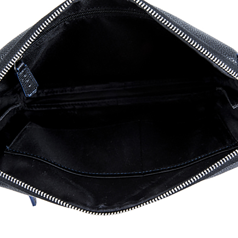 18SG-6831F Soft Litchi Texture Herren Tasche Leder Handtasche Compact Wrist Pouch Organizer Tasche für Männer